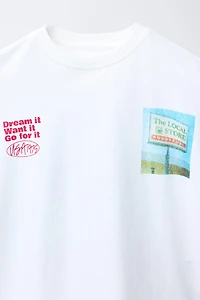 GAS STATION PRINT T-SHIRT