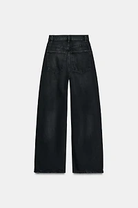 TRF EXTRA WIDE LEG HIGH-WAIST JEANS