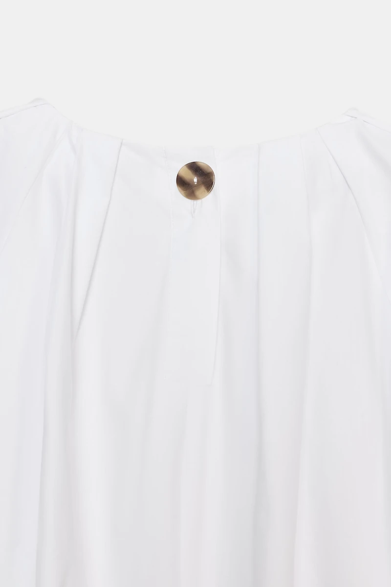 BALLOON POPLIN SHIRT