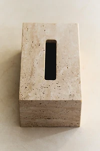 BEIGE MARBLE TISSUE BOX