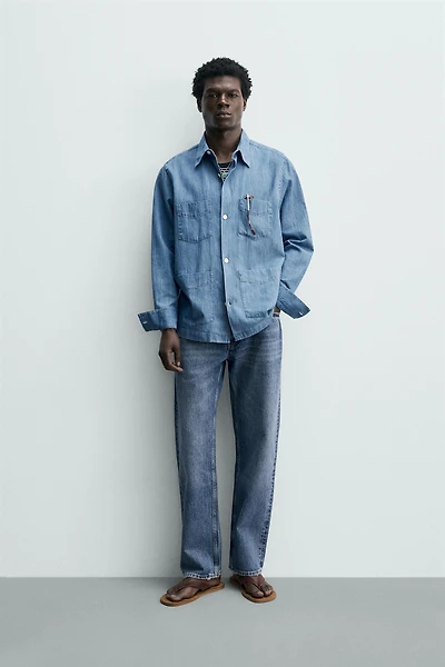DENIM POCKET SHIRT