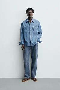 DENIM POCKET SHIRT