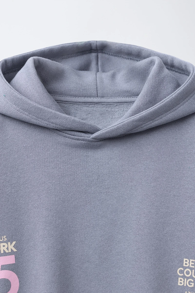 STRIPED HOODIE SWEATSHIRT