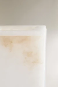ALABASTER BATHROOM TRASH CAN