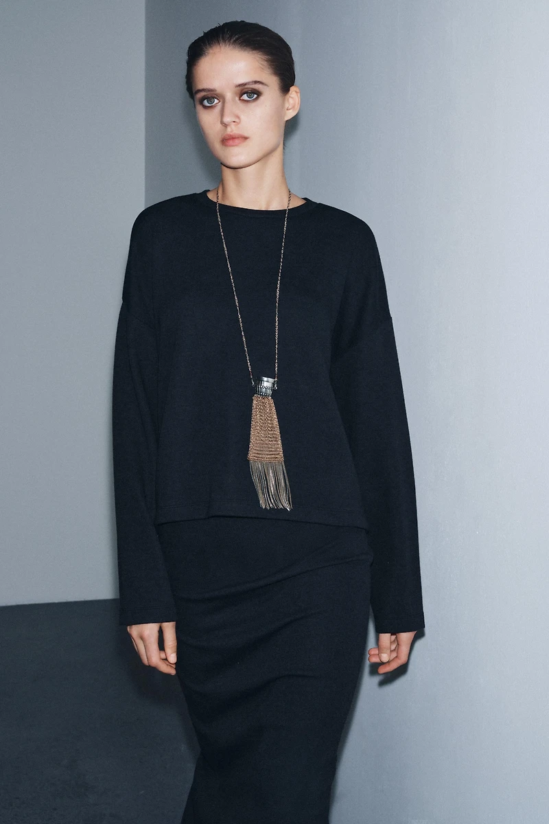 TOP SOFT À MANCHES LONGUES