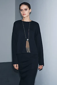 TOP SOFT À MANCHES LONGUES