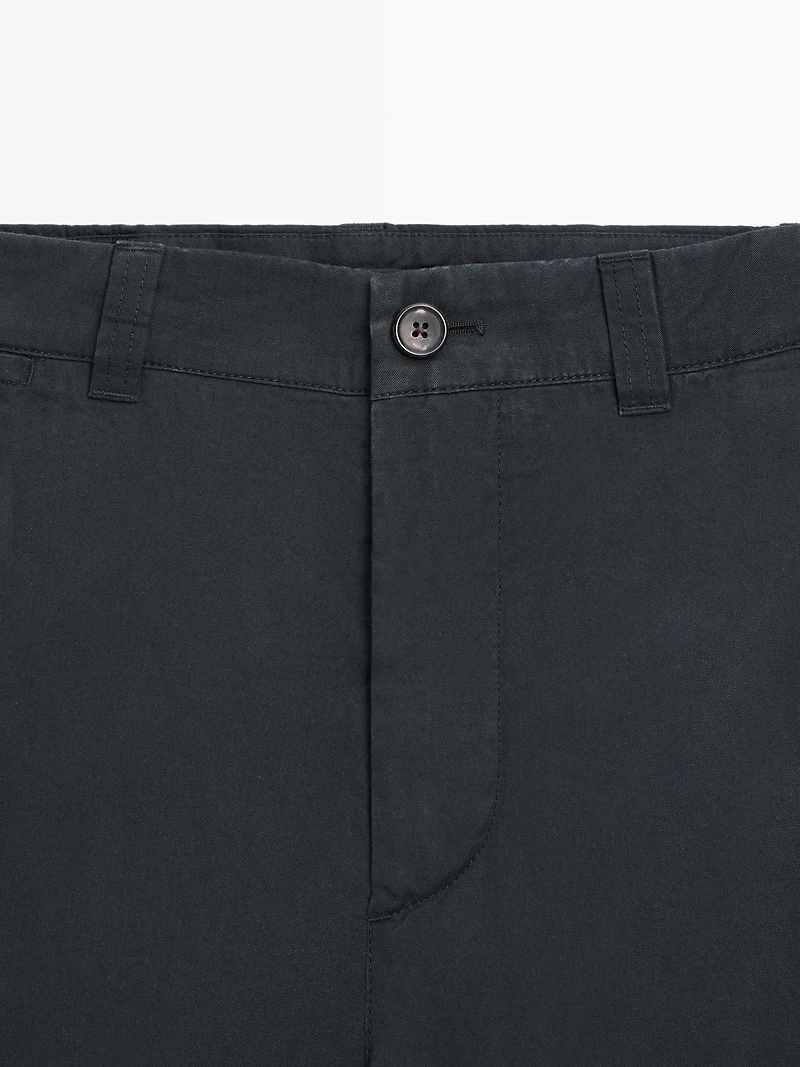 Bermuda détail taille coton
