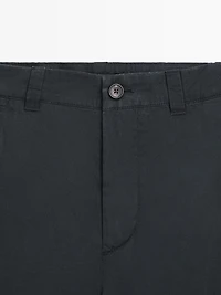 Bermuda détail taille coton
