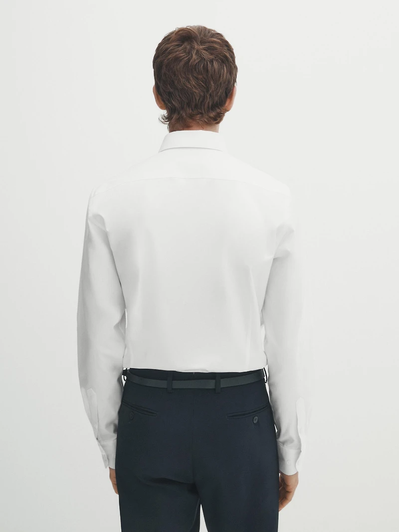 Chemise slim 100 % coton