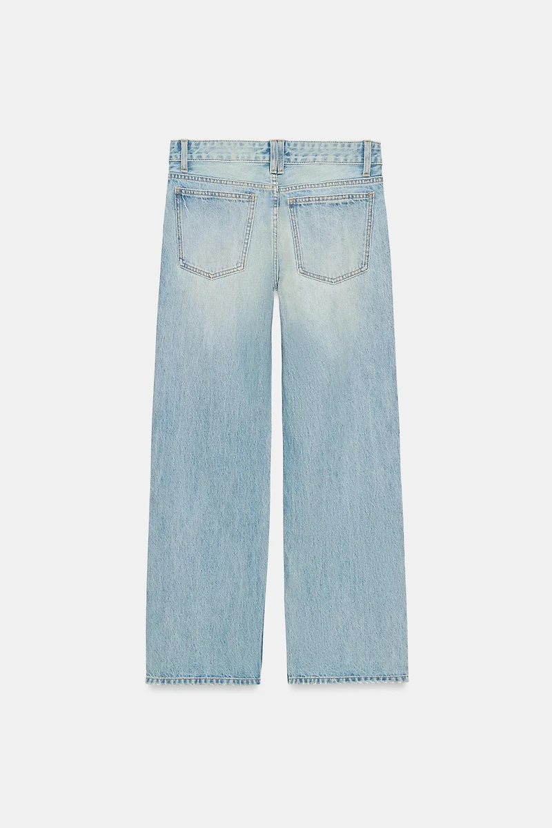 TRF LOW RISE STRAIGHT JEANS