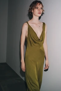 ZW COLLECTION SATIN LONG DRESS