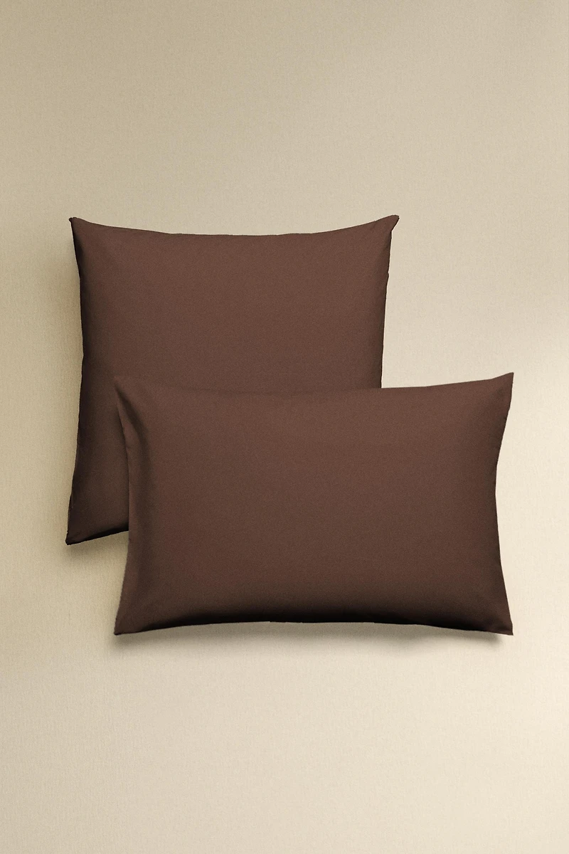 PERCALE COTTON PILLOWCASE ( THREAD COUNT