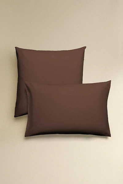 PERCALE COTTON PILLOWCASE ( THREAD COUNT