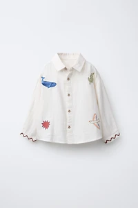 EMBROIDERED SHIRT