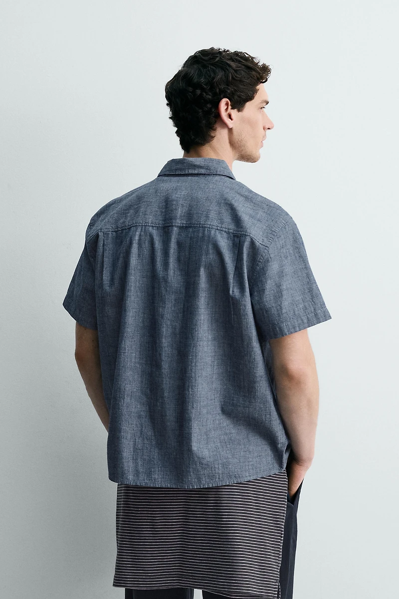 CHAMBRAY DENIM SHIRT