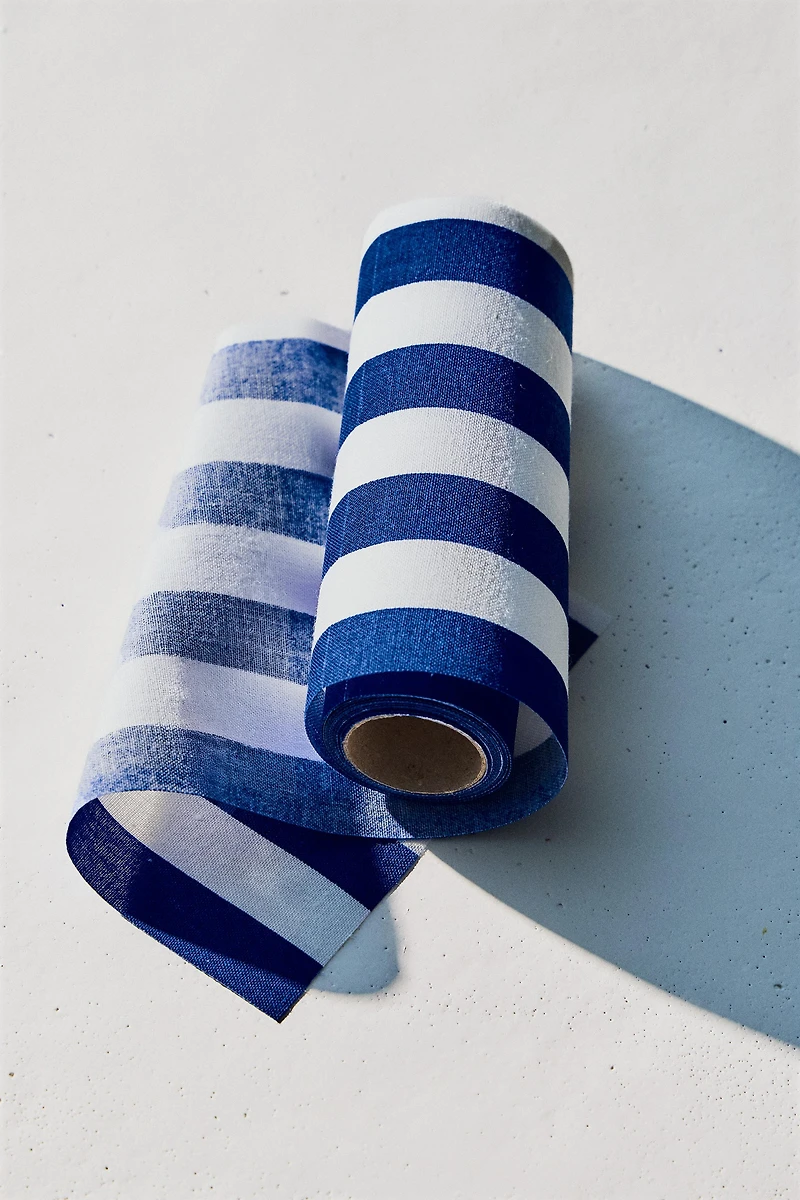 PACK OF STRIPED REUSABLE COTTON NAPKINS (PACK OF 20)