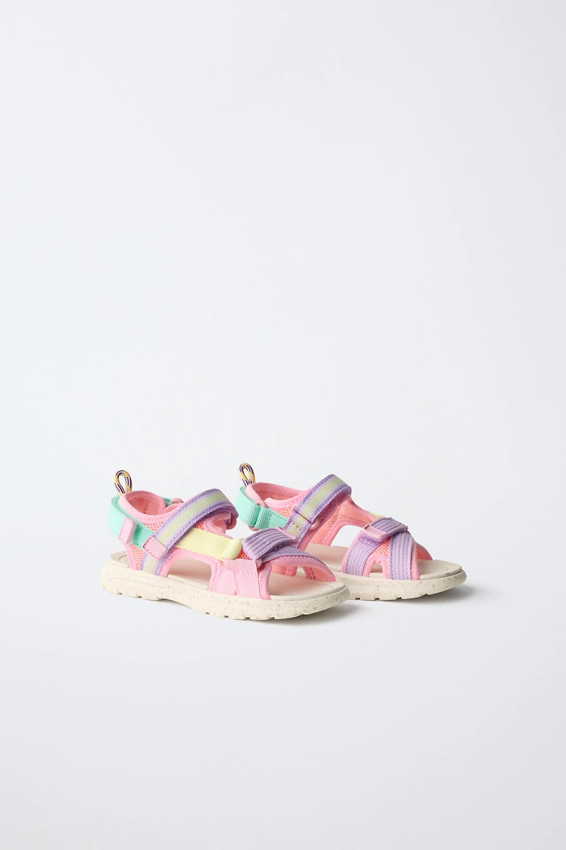 MULTICOLOR TECHNICAL SANDALS