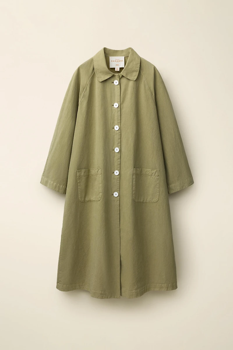 TRENCH COAT CREATED BY CARAMEL LONDON X ZARA