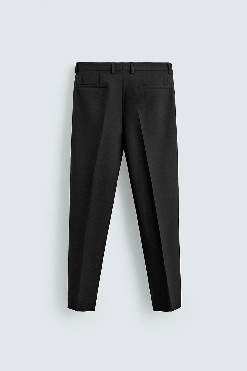 100% WOOL SUIT PANTS