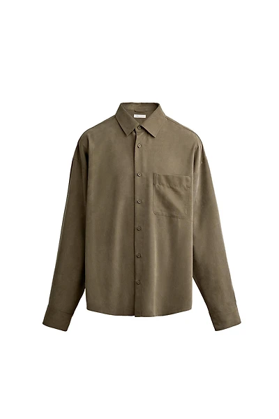 RELAXED FIT FLOWY SHIRT