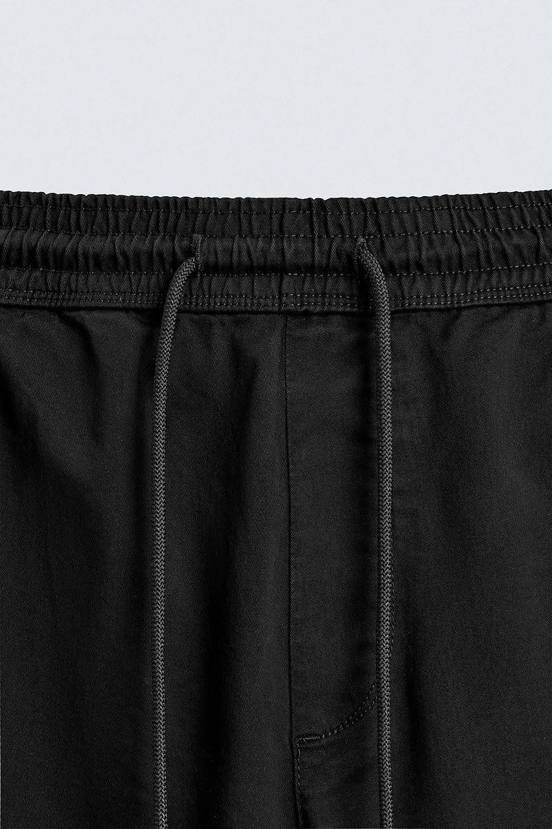 SLIM FIT JOGGER WAIST PANTS