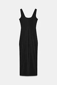 FITTED MIDI DRESS