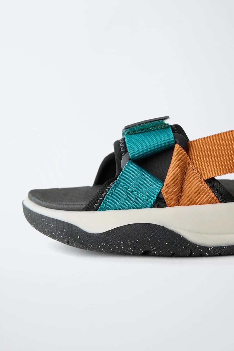 MULTICOLOR TECHNICAL SANDALS