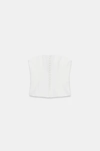 STRAPLESS CORSET TOP