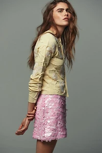 BEADED KNIT CARDIGAN