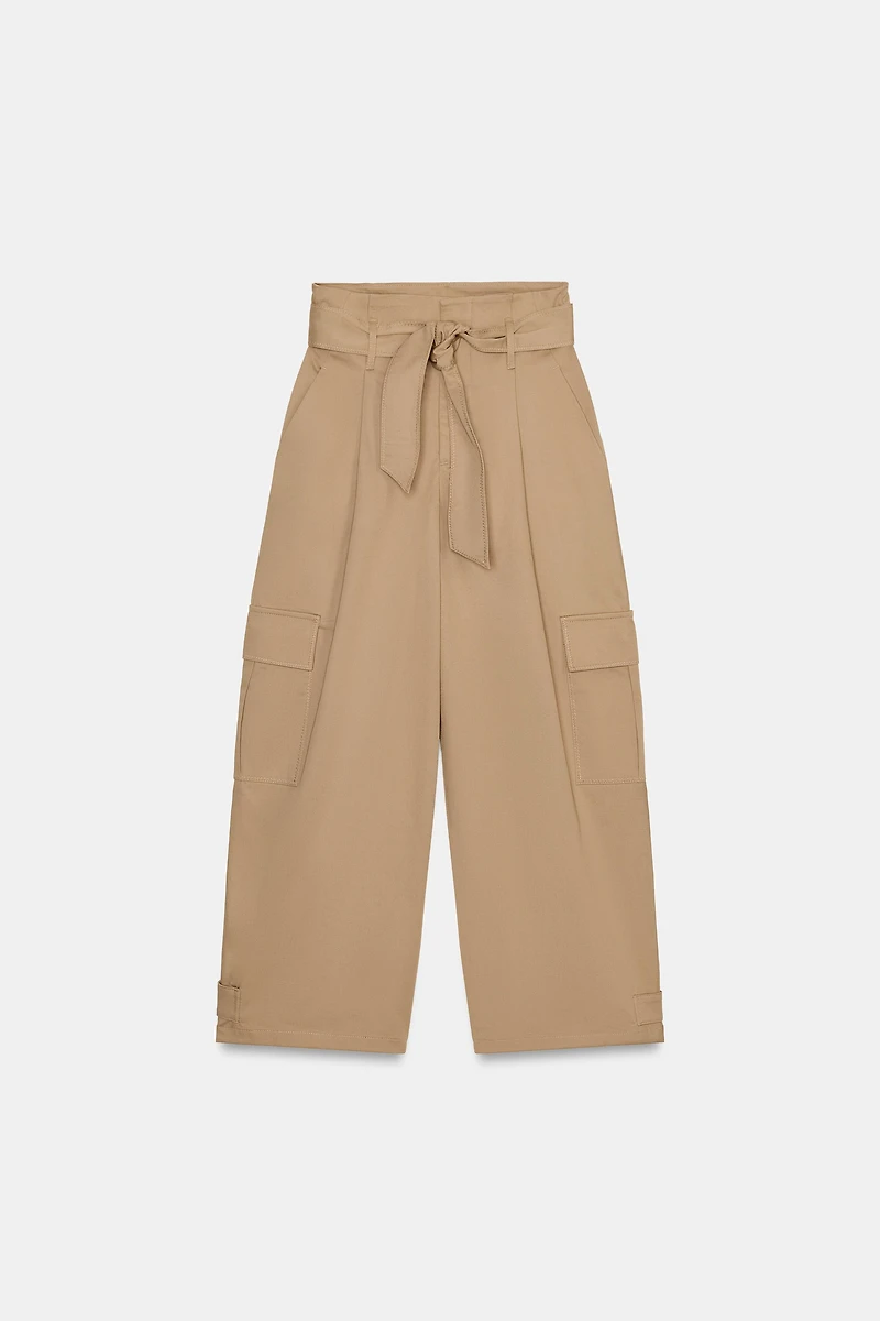 PAPERBAG CARGO POCKET PANTS