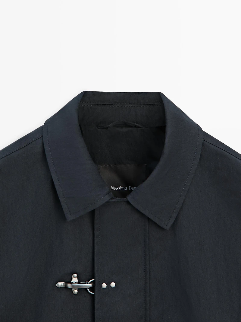 Veste à brandebourgs en coton