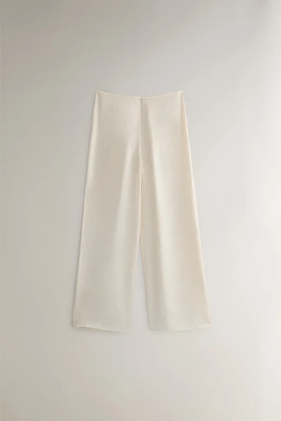 PANTALON SOIE BEIGE