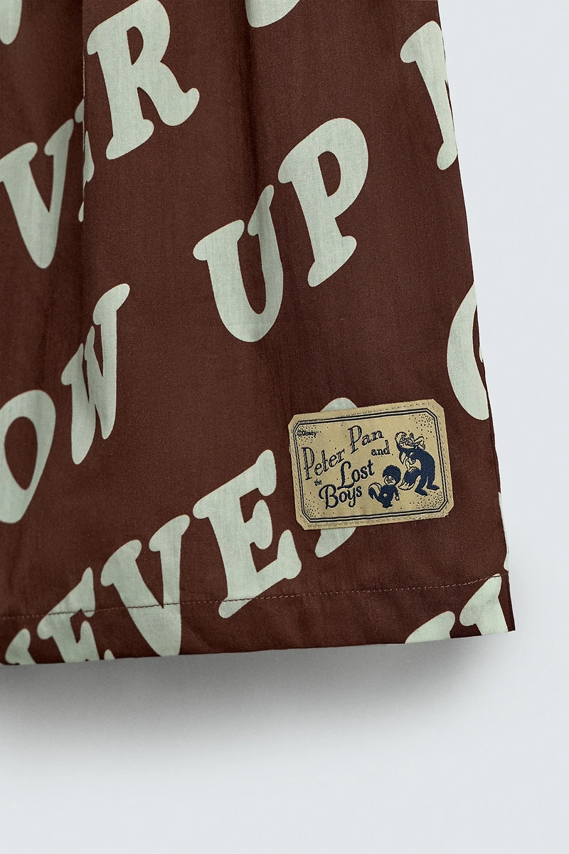 BOXER INSCRIPTION PETER PAN HARRY LAMBERT FOR ZARA X DISNEY