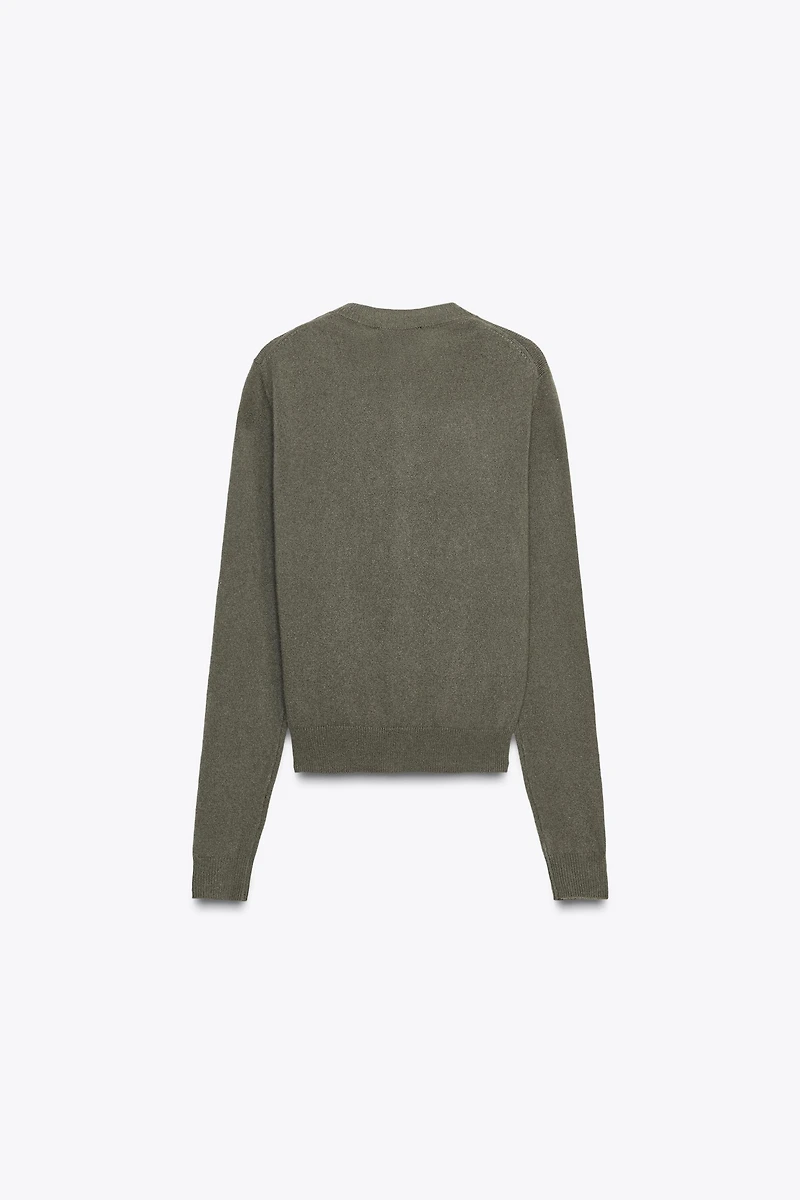 100% CASHMERE CARDIGAN