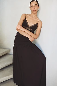 LACE STRAP DRESS