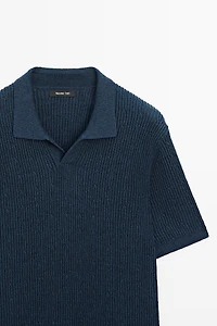 Pull polo en maille tressée - ÉDITION LIMITÉE