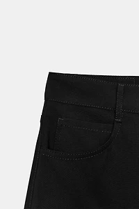 FLARED LONG SHORTS