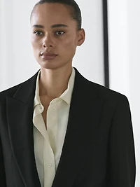 Veste de tailleur en crêpe