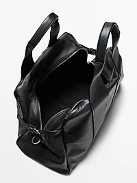 Nappa leather travel bag