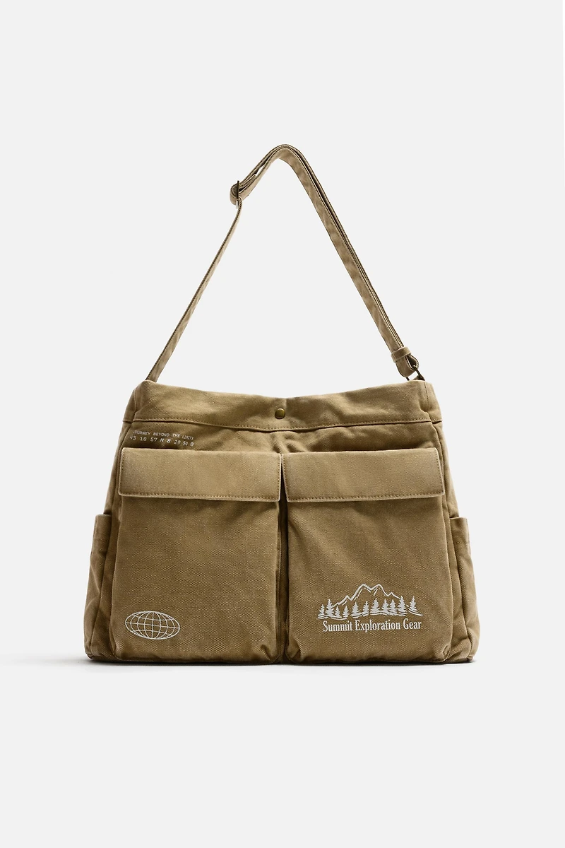 SAC PORTÉ ÉPAULE EN TISSU