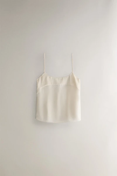 TOP SOIE BEIGE