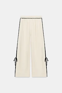 PANTALON LISERÉS 100% LIN ZW COLLECTION