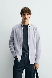 CHEMISE STRUCTURÉE À RAYURES