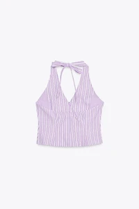 STRIPED VEST TOP