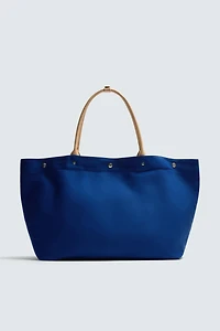 SAC SHOPPER DÉTAILS CUIR AARON LEVINE X ZARA