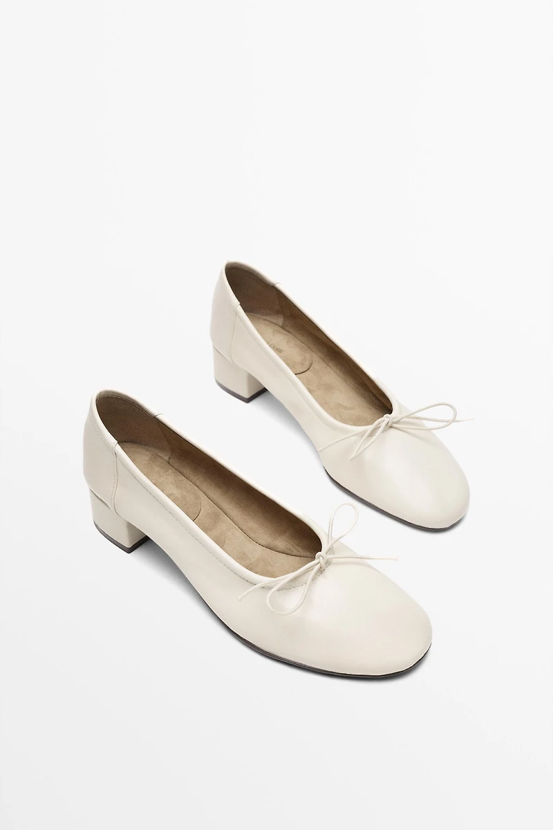 High-heel ballerinas