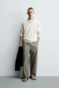 PANTALON RELAXED FIT EN COTON