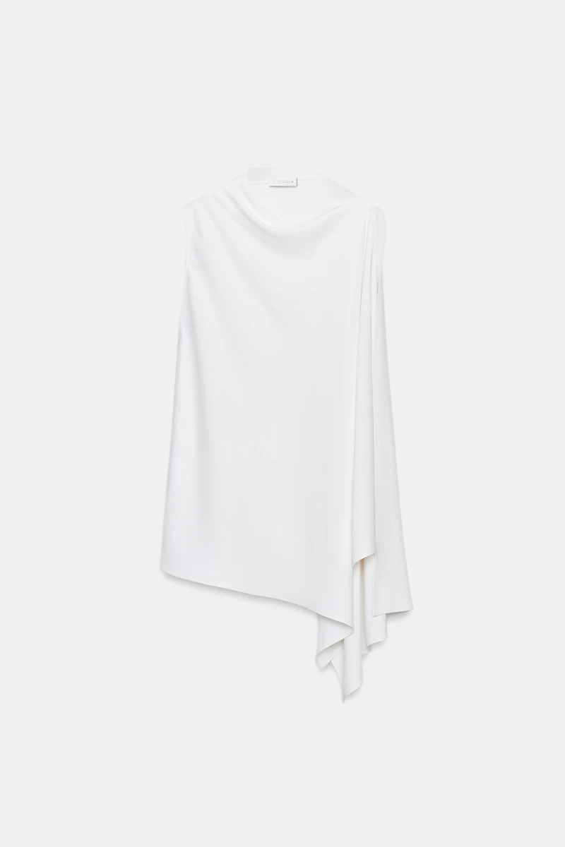 TOP CAPE ASYMÉTRIQUE ZW COLLECTION
