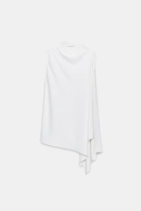 TOP CAPE ASYMÉTRIQUE ZW COLLECTION