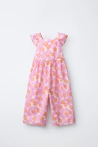 LONG FLORAL PRINT JUMPSUIT